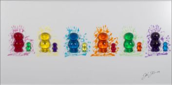 Jake Johnson (20th century) - 'Jelly Baby Gang' - Liquid crystal resin