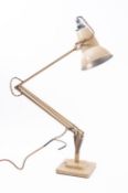 A painted metal adjustable Anglepoise desk lamp, mid 20th Century.