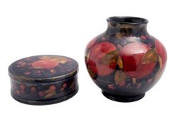 Two pieces of Walter Moorcroft pottery,