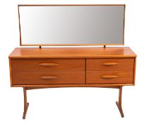 A two piece bedroom suite in G Plan style, second half 20th Century.