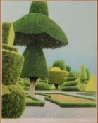 * Norman Stevens (British, 1937-1988) - 'Levens Hall Garden'