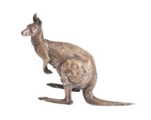 An Austrian bronze model of a kangaroo, almost certainly by Bergman,