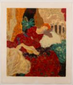 * Roy Fairchild-Woodard (Roy Fairchild) (British, b 1953) - 'Red dress'