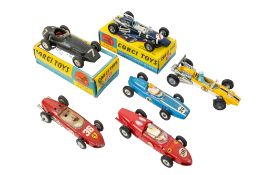 Corgi No.156 Cooper Maserati F1 in original box , together with an unboxed yellow example, No.