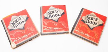 A collection of Hollywood related photographs and postcards in three albums.