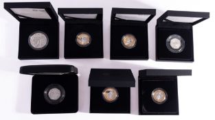 A collection of Royal Mint £2 coins, 'Agatha Christie', three 'Voyage of Discovery',