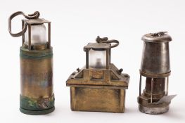 A late 20th Century miner's lamp by Wolf Safety lamp Co, Sheffield.