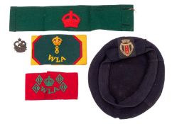 A WWII Canadian Overseas 128th Battalion Moose Jaw, Sask, cap badge.