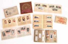 A mixed collection of early 20th Century cigarette cards.