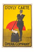 A group of fourteen D'Oyly Carte Opera Company 'Yeoman Of The Guard' single sheet posters after