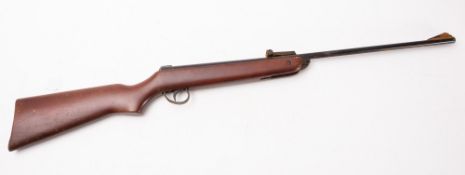 A BSA Meteor break barrel air rifle.