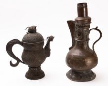 A late 19th /early 20th century Himalayan or Central Asian copper teapot,