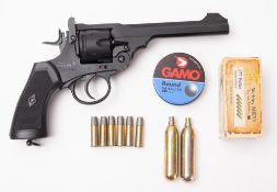 A Webley MKVI Service Revolver CO2 .