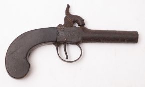 A 19th Century percussion cap pocket pistol.