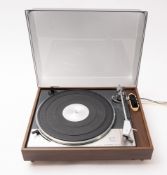 A Goldring Lenco GL75 turntable.