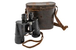 A pair of Carl Zeiss Jena DF 7x binoculars, circa 1925 serial number 649351,