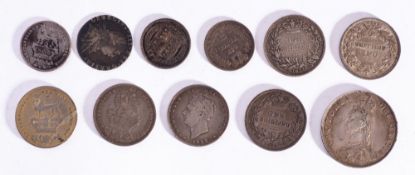 A collection of 19th Century British coins.