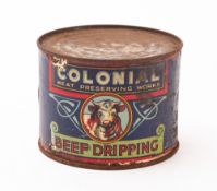 Mount Everest Interest: A can of Colonial beef dripping that was reputedly taken on the 1953