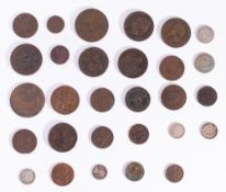 A collection of mainly 19th Century European and World coins.
