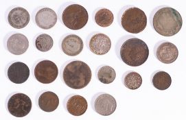 An 1884 high grade farthing coin.