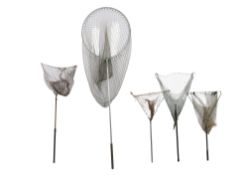 A collection of ten split cane fly fishing rods.