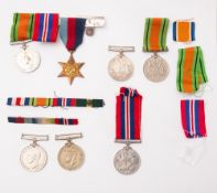 A WWII group of three medals.