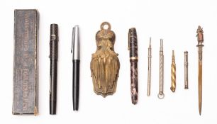 A Watermans Ideal fountain pen with 14ct gold nib.