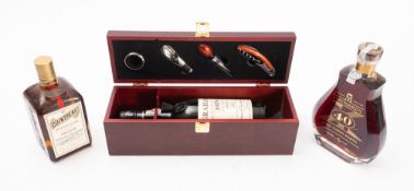Grahams 1979 Vintage Port, bottled 1985 in a later presentation box with accessories to inner lid,