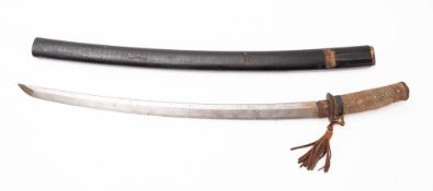 An early 20th century wakizashi,