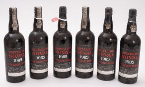 Six bottles of Quinta do Noval 1985 vintage port. 75cl, 20% vol.