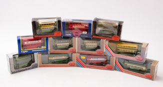 A collection of mainly EFE diecast buses. Together with Corgi and others, all boxed, (23).