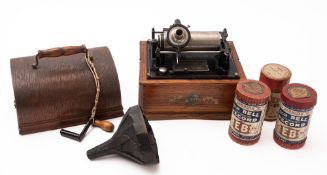 An Edison Bell Gem phonograph, serial no.