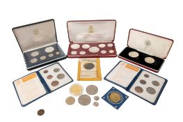 A 1975 Commonwealth of The Bahamas proof set, 1974, Iceland proof set etc.