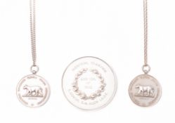 A Western Command Small Arms Association India 1932 1st prize medal awarded to S, Condr,