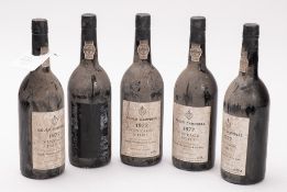 Four bottles of Gould Campbell 1977 vintage port.