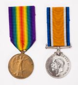 A WWI pair awarded to Pte Brannen 3rd SAI.