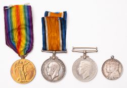 A WWI Pair to 'BZ-7556 F O Pratt Ord RNVR',