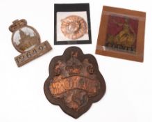 A London Exchange cast lead firemark.