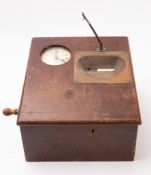 A mid 20th Century mahogany cased time recorder, maker Gledhill-Brook, Huddersfield.