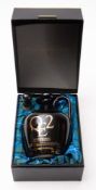 A limited edition decanter of Morrison Bowmore QE2 Highland malt scotch whisky.