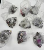 A large quantity of world and GB coins in nine see through bags, with approx. weight of 30kg.