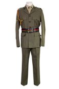 A 20th Century Royal Marines Lance Corporal dress uniform.
