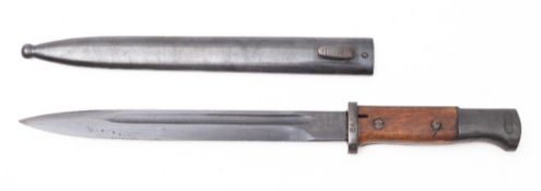 A German WWII era K98 bayonet.