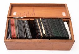 A collection of early 20th Century cinema related magic lantern slides.