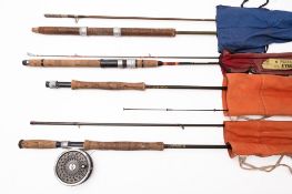 A Hardy Bros, Alnwick The Westcountry two piece fishing rod fitted with a Hardy Marquis Salmon no,