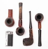 A Parker briar pipe,