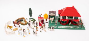 A collection of Britains Farm Animals.