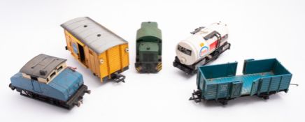 A G gauge Lehmann diesel locomotive.