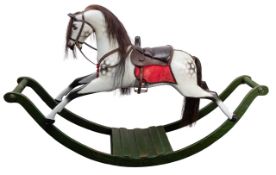 A late Victorian rocking horse, most probably Kain,