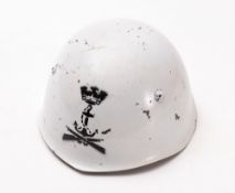 A mid 20th Century Italian Lagunari United Nations helmet